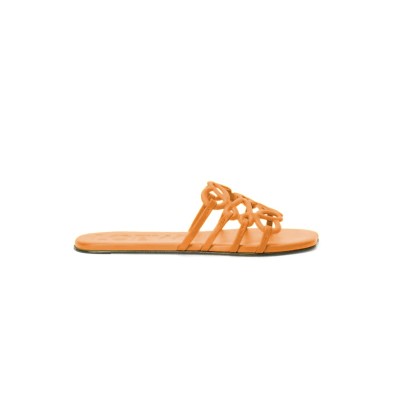 LOEWE PETAL ANAGRAM SLIDE IN SOFT CALFSKIN LLSP465X08